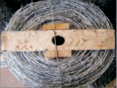 Electro Galvanized Fence Barbed Wire For Grass Boundary / Highway Protecting