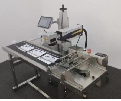 Beverage PET bottle Flying Mark Laser printer, high speed,