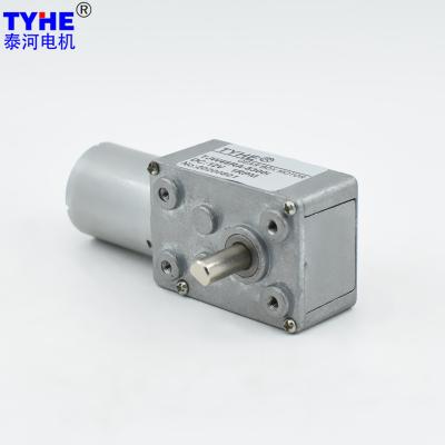 20Rpm DC Worm Gear Motor 6V 12V DC Right Angle Gear Motor