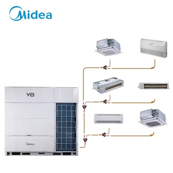 Cooling Only VRF 8-90HP 55°C Extreme Cooling ShieldBox IP55 R32 Low GWP Maximum Cooling Value Purpose Built for Projects That Never Need Heating