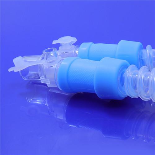 Medical Breathing Machine Corrugated Tube Silicone Connector High Transparency