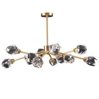Source lumineuse G4 moderne de lustre pendant de cuivre pur conique