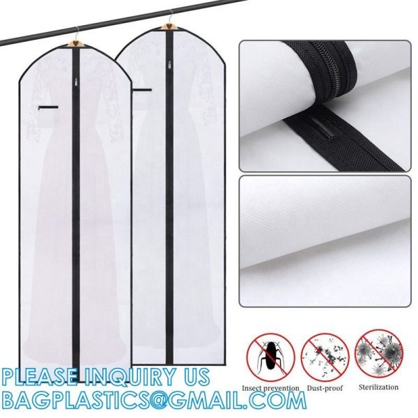 Bridal Gown Cover Cover - Long Term Storage Of Long Gowns Dresses Protection From Dust Damage