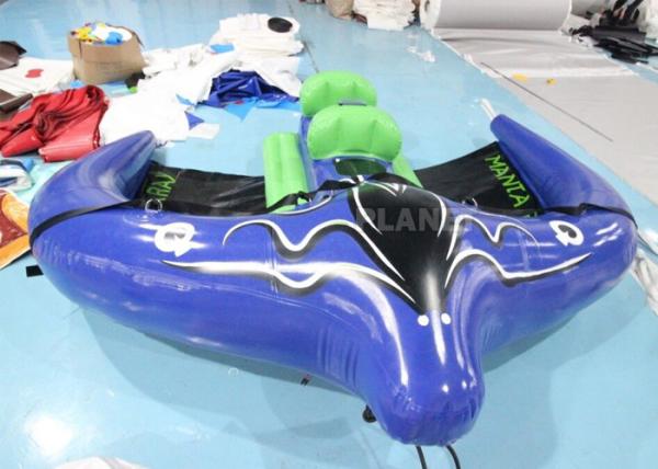 o equipamento do jogo da água do PVC de 3.6x2.4m brinca o Manta Ray de voo inflável/tubo rebocador do papagaio do esporte de água