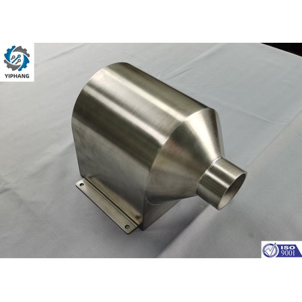 SUS302 Custom Sheet Metal Welding Parts 3mm With Roundness Bending Cone Bucket