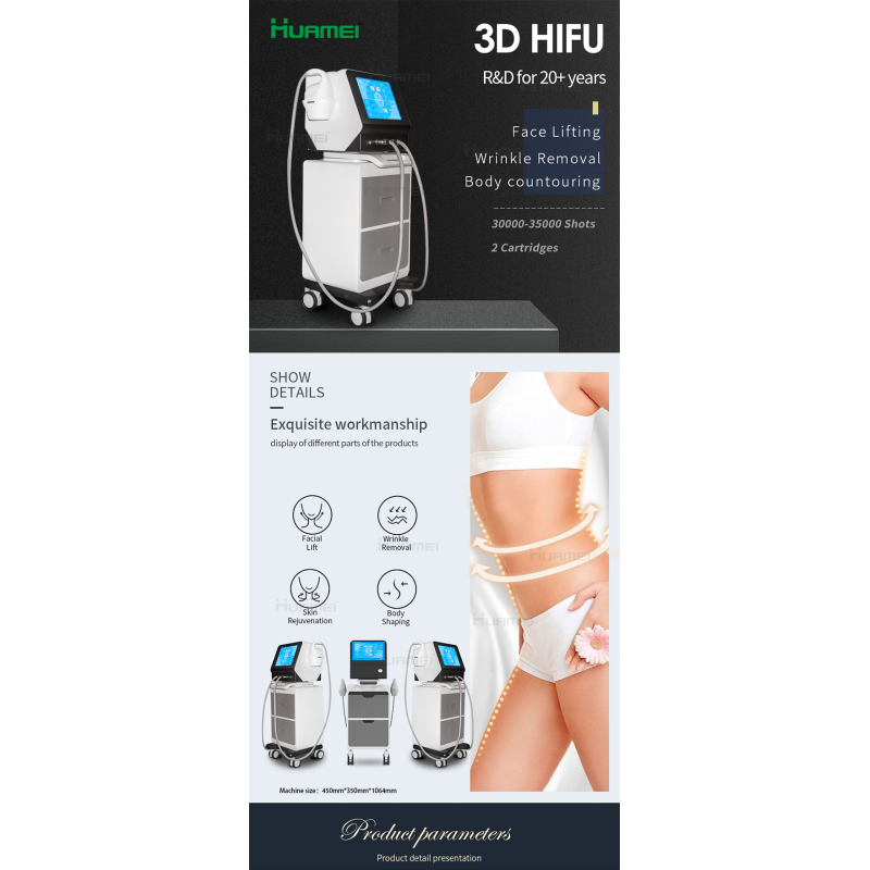 Ultrasonic HIFU Cartridges for 1.5mm/3.0mm/4.5mm/6mm/8mm/10mm/13mm/16mm Body Slimming
