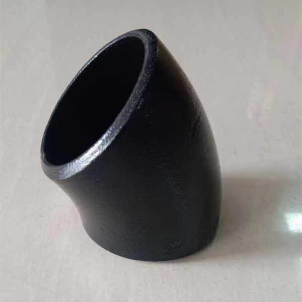 Galvanized Carbon Steel Elbow Customized Thickness Sturdy Long Lasting Structures