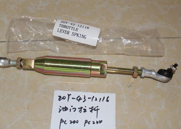 Peças sobresselentes de PC200 PC220 para o Assy da mola do motor do regulador de pressão do pushrod 20Y-43-12116 do motor deslizante da máquina escavadora