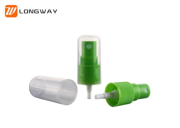 PP Material Green Fine Mist Pump Sprayer With Ribbed Closure 18/415