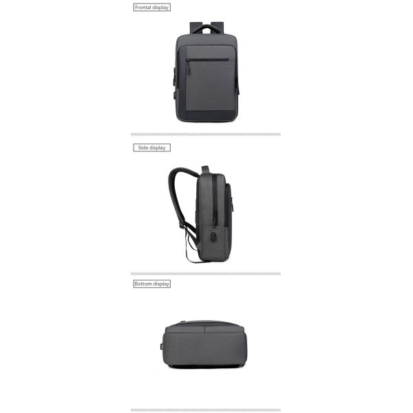 OEM ODM Portable 15.6 Inch Laptop Backpack Oxford smart work rucksack with USB