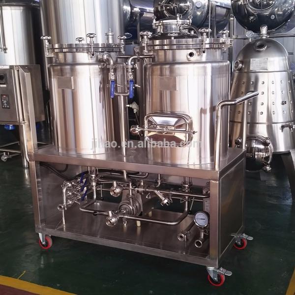 Equipamento de fabricação de cerveja de aquecimento elétrico de 100 L para processamento de álcool em aço inoxidável