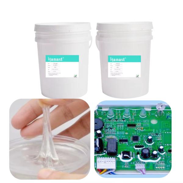 UL94 V0 Flame Retardant PCB Potting Silicone Gel 1:1 Two Component for LED Driver Encapsulation