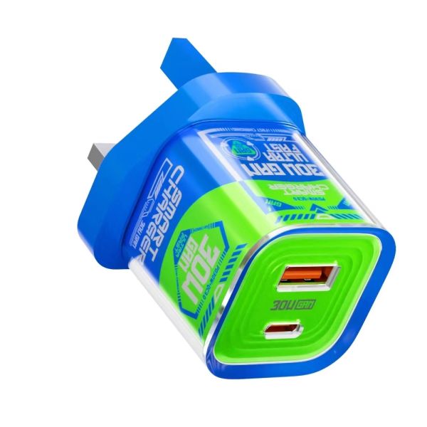 2025 30W Super Fast Charger – Compact & Smart USB-C PD Charger for Laptop/Phone/Tab 