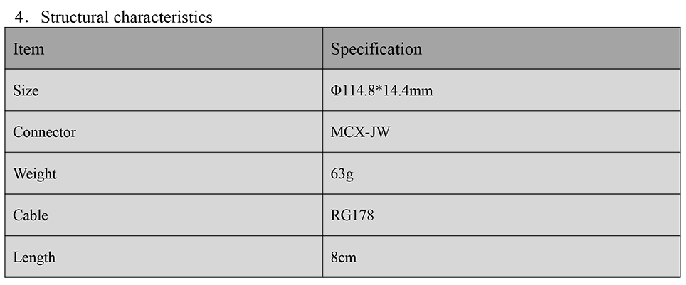 Air Medium GNSS Antenna Built In Measurement For Surveying And Mapping HT-T380