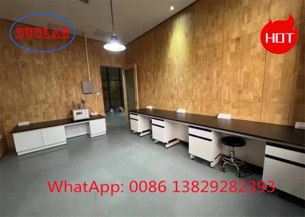 Chemical resistant C frame Chemistry Lab Workbench Laboratory Workbenches for Scientific Lab with Laminate Work Surface