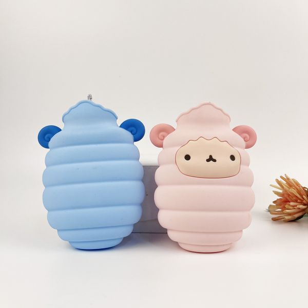 Мультсериал Торба с горячей водой Бутылка с винтовой крышкой плечо Руки и ноги Теплее горячая компресс и холодная терапия для женщин Дети Подарки