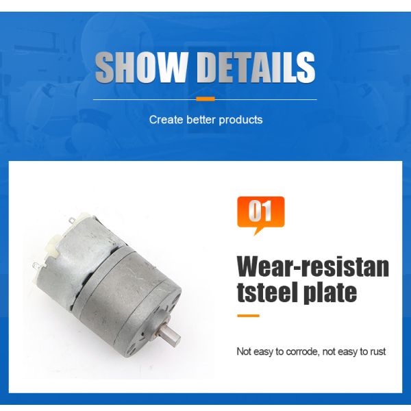 Factory Wholesale Customized FT-32RGM500 12V 24V  32mm Spur Gearbox High Speed Dc Gear Motor