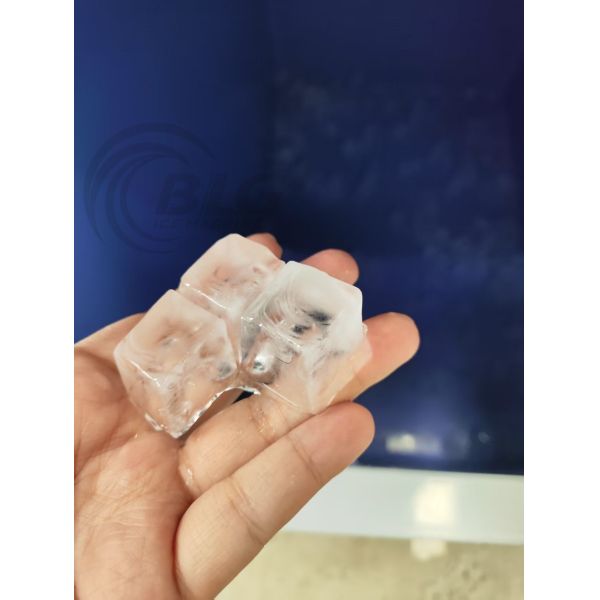BLGC Commercial Stainless Steel High-Capacity Ice Cream Machine 500kg/Day Automatic Crystal Ice Cube Maker Water As Raw Material