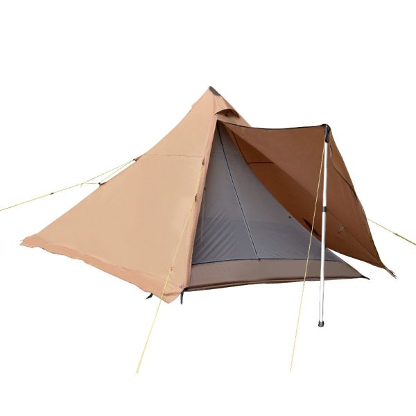 Be Set Up India Coffee Camping Tent With One Support Large Capacity Of 4-6 People