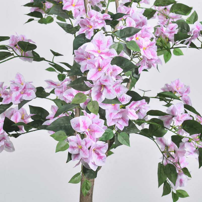 Wholesale 150cm 180cm Artificial Bougainvillea Tree - Model C Light Pink | Haihong Factory Direct | UV Resistant Artificial Flowers | Bulk Decor