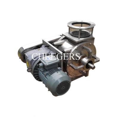 SS304 Stainless Steel Rotary Valve 5 Tons/h Side Entry Rotary Airlock Valves