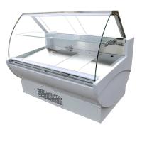 Vitrina Refrigerada Carnicera Cúpula Vidrio Curvo 100x90x120cm