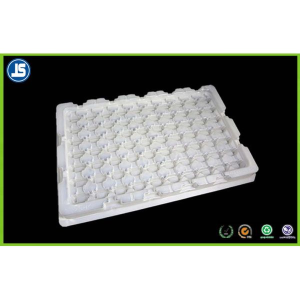 Pharmaceutical Blister Packaging Tray For Biscuit Macaroon , Soft Transparent PVC
