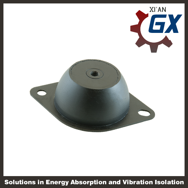 Metal and Mesh Isolator controlled shock vibration isolation protection for mounted equipment