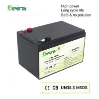 Robot Battery Pack | 12V 12AH LiFePO4 for AI Robotics, Automation, STEM Kits, Drones | Long Life Rechargeable Lithium Battery
