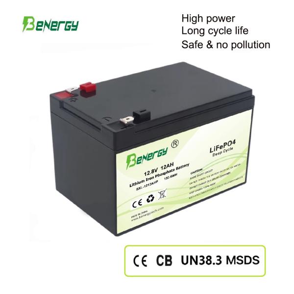 Paquete de baterías de robot 12V 12AH LiFePO4 para IA, robótica, automatización, kits STEM, drones batería de litio recargable de larga duración