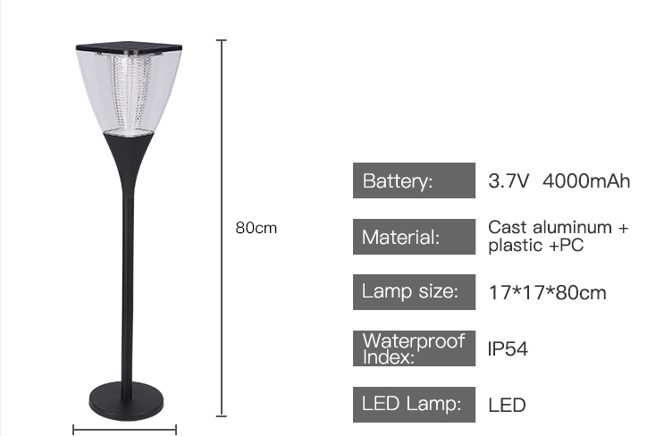 Outdoor Gardens LED Solar Landscape Light , Led Solar Lawn Light All In One