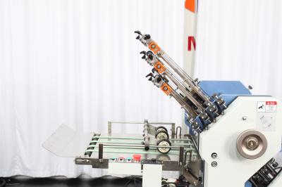 Tipo de condução de dobramento de papel comercial profissional da engrenagem da largura da máquina 480mm