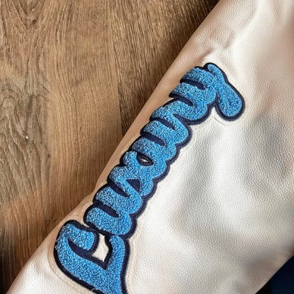 Vêtements en cuir Manches Letterman Jacket Vêtements de rue Université Vêtements universitaires OEM Designs