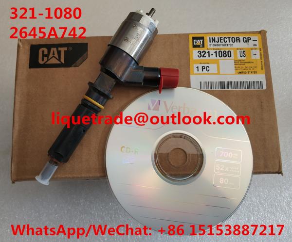 CAT Common Rail Injector 321-1080 , 3211080 , 2645A742 For Caterpillar CAT Injector 321 1080