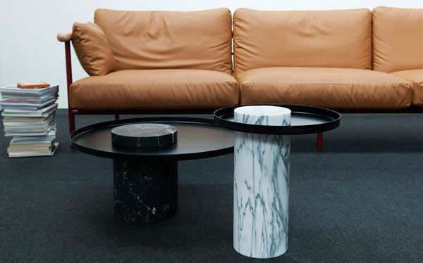 Tableau rond supérieur de marbre de centre pour la chambre à coucher solides solubles italiens de salle à manger 400x420mm