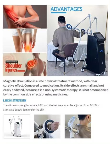 Revolutionary Double Handle Electric Magnetotherapy Massage Machine for Pain Relief