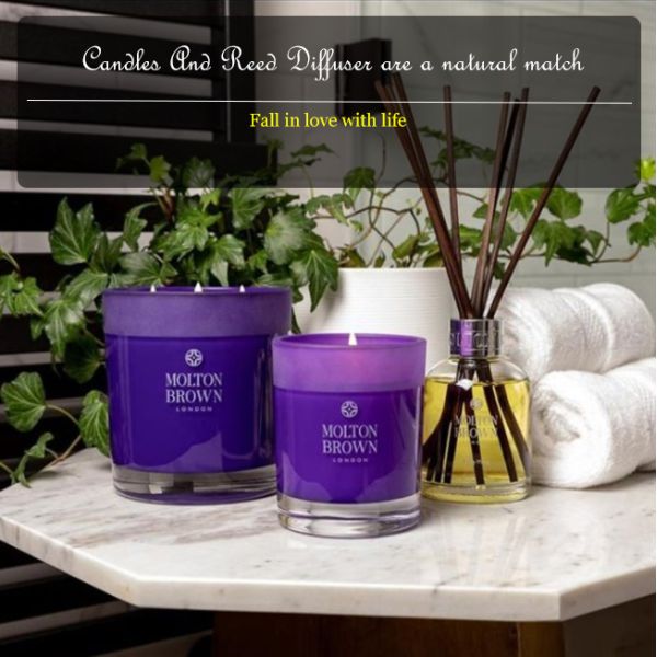 Wholesale home decor natural glass bottle essential oil aroma reed diffuser With Rattan Sticks