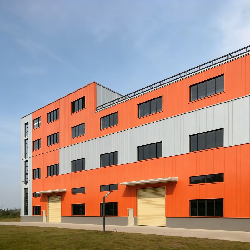 Windproof Seismic Resistant Multi-storey Steel Structure Building Prefab Office Tower Q235/Q355 Steel