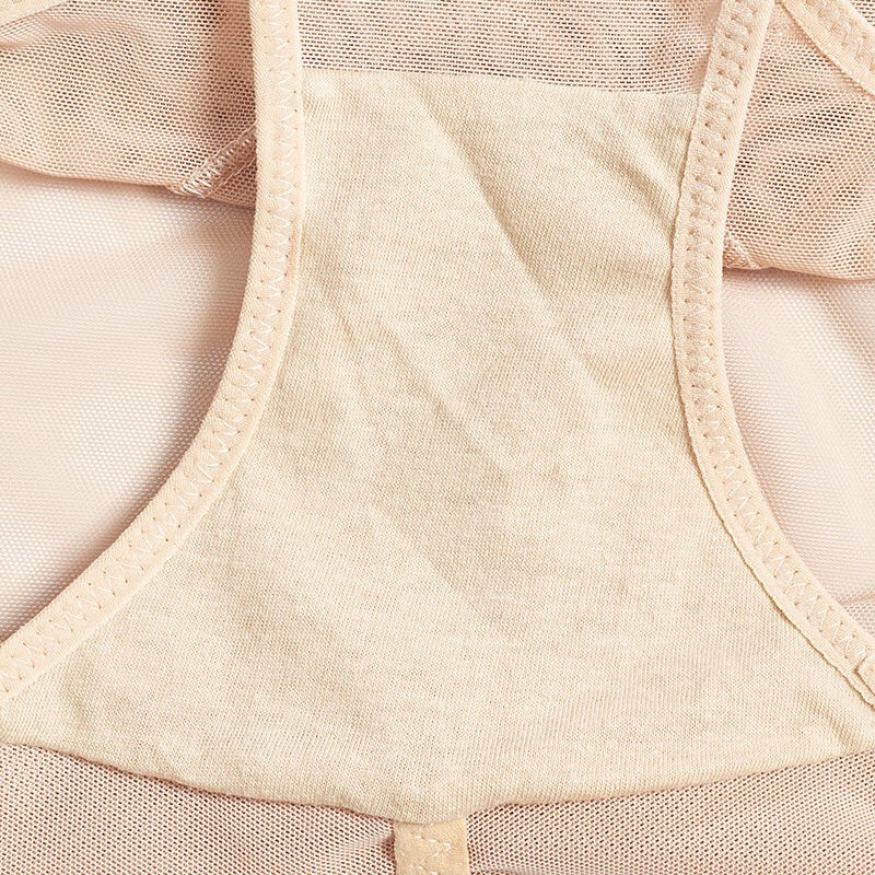 Высокий ремень нижнего белья управлением Tummy подъема формируя Crotch хлопка видит через сводки сетки Breathable