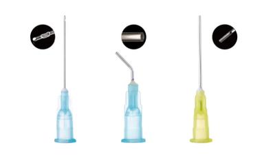 Dental irrigation needle tip multi color for cleaning wounds 25g 27 g 30gTip End-Closed Side Hole