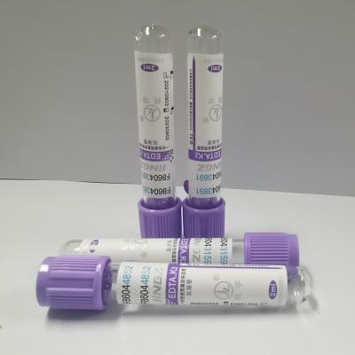 4ml Purple Cap K2 EDTA Tube 13*75mm For Blood Sample Collection