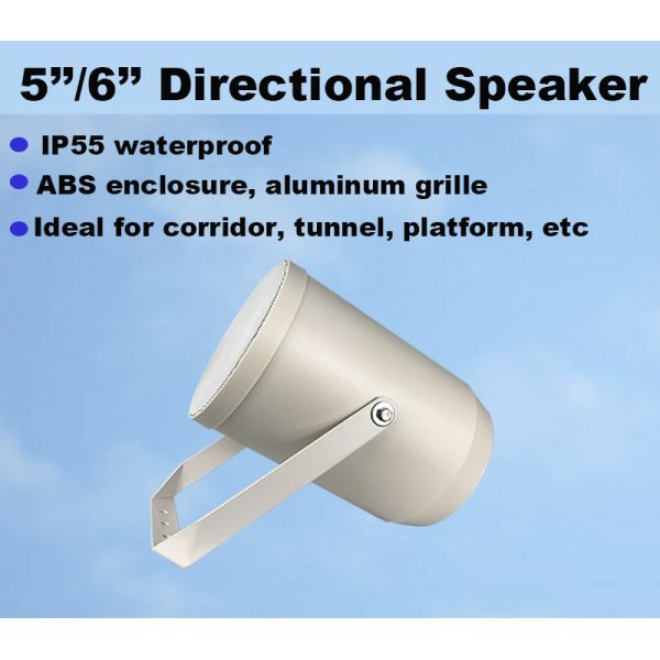 20W/10W 6 Inch Full Range Speaker Sound Projector Speakers ABS Outdoor IP55 Waterproof for Noisy Environment