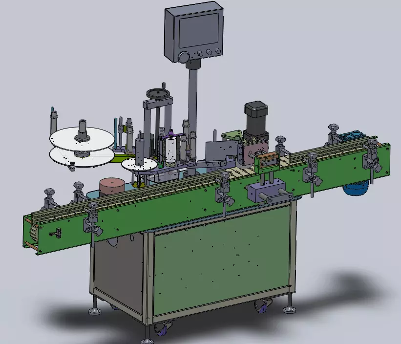 Машина для прикрепления этикеток бутылки дезинфицирующего средства 35m/Min руки медицины