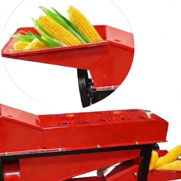Heavy Duty Corn Threshing Peeling Machine Low Kernel Damage For Agriculture