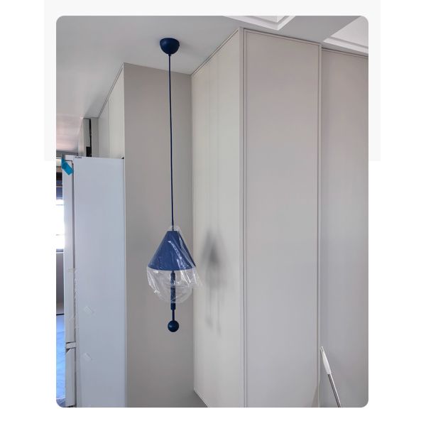 JYLIGHTING Итальянский дизайн Зонтик Форма Подвесок Светильники Одежда Фонарик Синяя шляпа Ресторан Скандинавский домашний декор