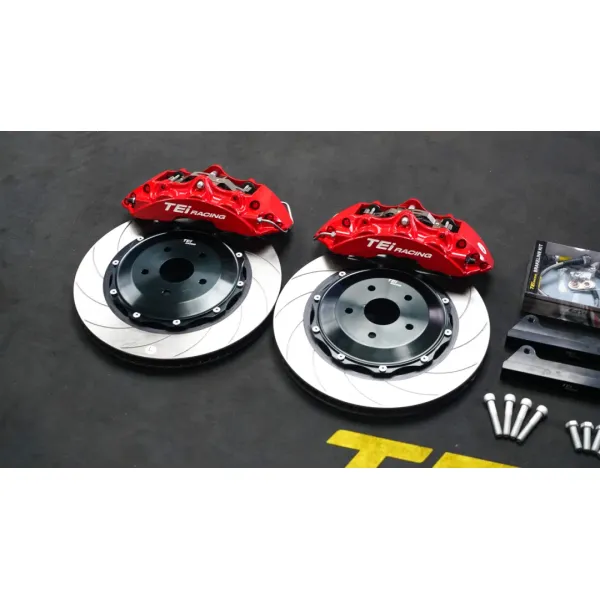 Kit de freno delantero grande 6 Piston Caliper con rotor de 378x32mm BBK sistema de freno automático para Toyota Venza 20 pulgadas del borde del coche