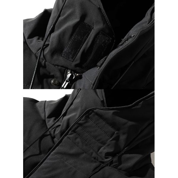 Мужчины на открытом воздухе зимнее пальто куртки толстые хлопчатобумажные пальто с карманами