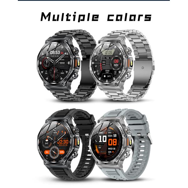 Eraysun Round AK82 Smart Watch for Big Screen 1.85