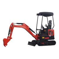 Máquina mini-excavadora multifunção 1,7 toneladas 360, pequena máquina de escavação