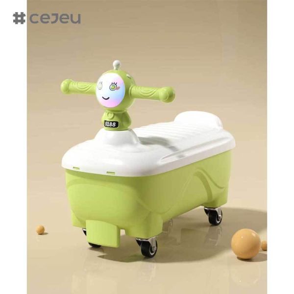 CJ-ZYB—5188 2025 Quality Children's Skateboard Storage Box New Design Four-Wheeler Toy for 2-4 Years Old Plastic Exercise Car Made in China